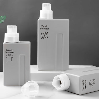 Laundry Detergent Dispenser , Refillable Storage Container, Laundry Room Canister for Softener, Liquid Powder