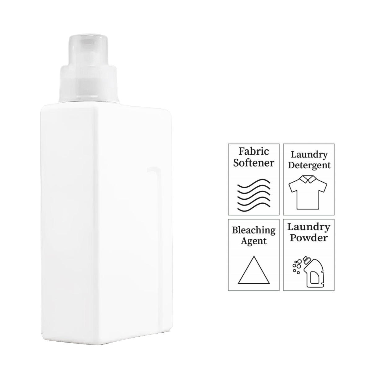 Laundry Detergent Dispenser , Refillable Storage Container, Laundry Room Canister for Softener, Liquid Powder