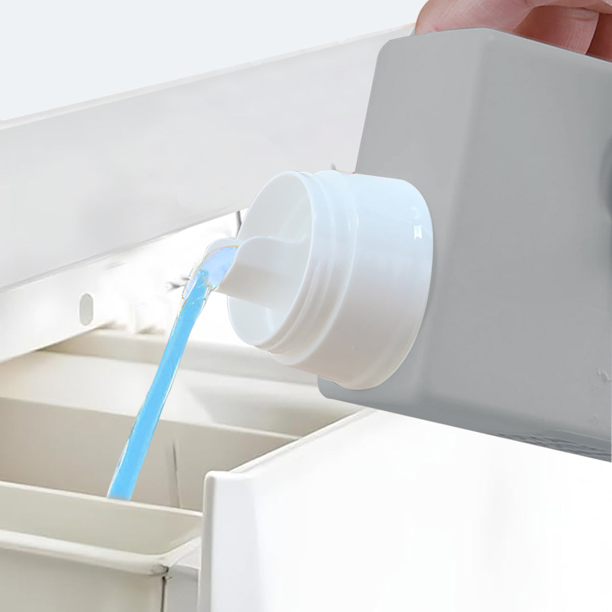 Laundry Detergent Dispenser , Refillable Storage Container, Laundry Room Canister for Softener, Liquid Powder