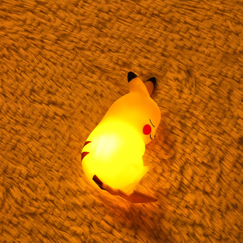 Pokemon Pikachu Glowing Night Light, Cute Children Bedside Lamp, Perfect Birthday and Christmas Present for Kids