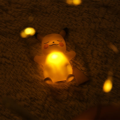 Pokemon Pikachu Glowing Night Light, Cute Children Bedside Lamp, Perfect Birthday and Christmas Present for Kids