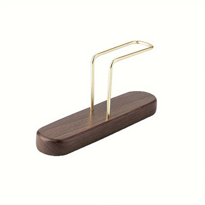 Wooden Coffee Filter Paper Holder, Vertical Storage Rack for Kitchen & Office