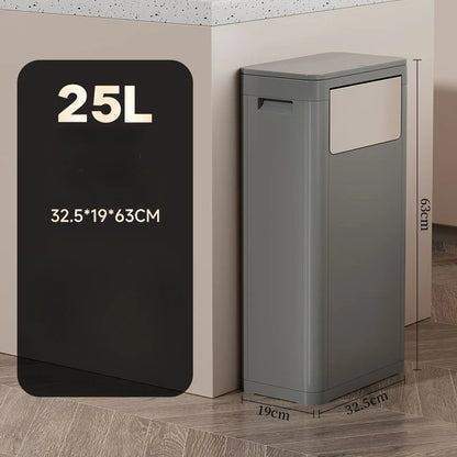 Rectangular Kitchen Wastebasket With Anti Odor And Recycling Features Trash Can Storage Kitchen Was 7