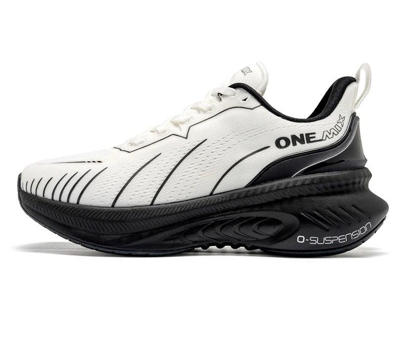 Heavy Runners Running Shoes for Men, Lace Up Sports Sneakers, Cushioning Non-slip Outdoor Athletic Shoes