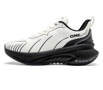 Heavy Runners Running Shoes for Men, Lace Up Sports Sneakers, Cushioning Non-slip Outdoor Athletic Shoes