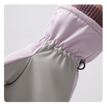 Waterproof Coldproof Winter Gloves Thermal Ski Gloves Nonslip Touch Screen Adjustable Winter Gloves 4