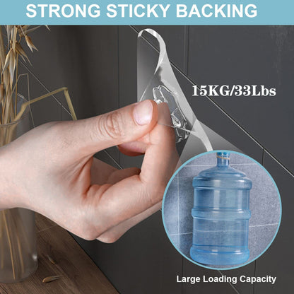 Waterproof And Oil Proof SelfAdhesive Wall Hooks For Kitchen Bathroom And Outdoor Use 4