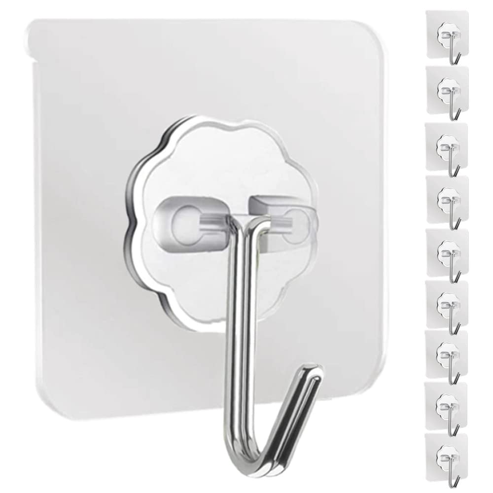 Waterproof And Oil Proof SelfAdhesive Wall Hooks For Kitchen Bathroom And Outdoor Use 7