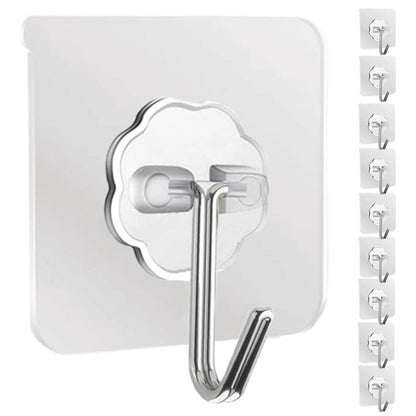 Waterproof And Oil Proof SelfAdhesive Wall Hooks For Kitchen Bathroom And Outdoor Use 7