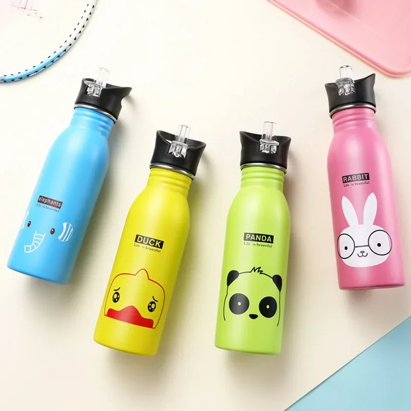 Portable Stainless Steel Water Bottles for Children, Outdoor Cycling, Camping Bicycle Kettle