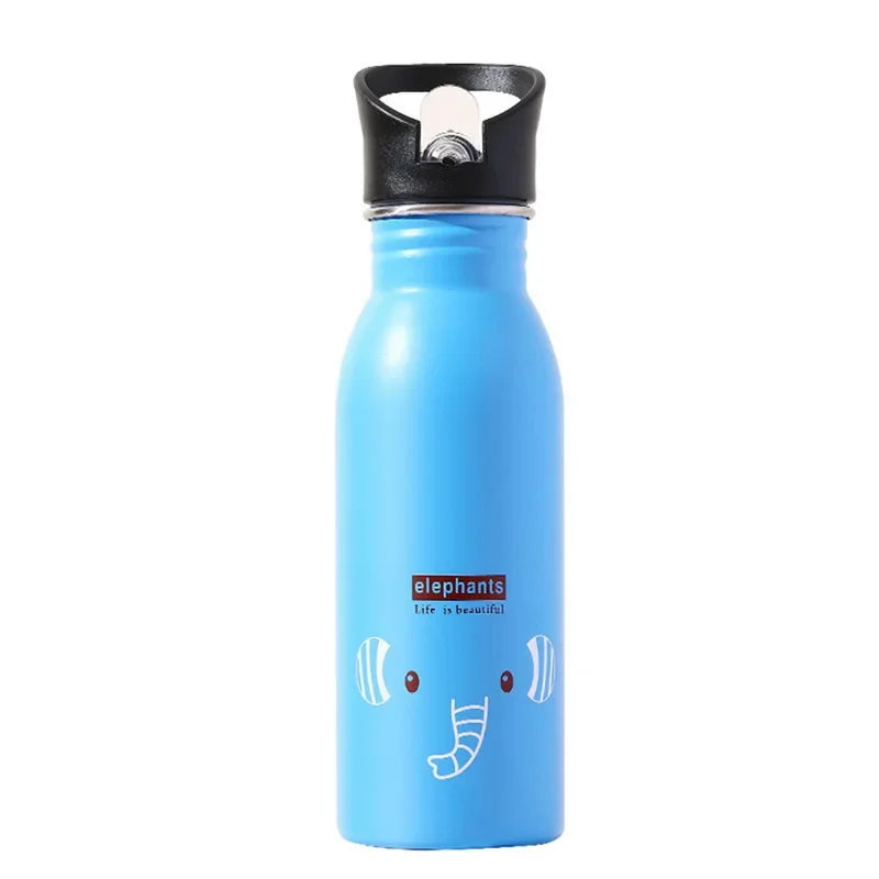Portable Stainless Steel Water Bottles For Children Outdoor Cycling Camping Bicycle Kettle 4