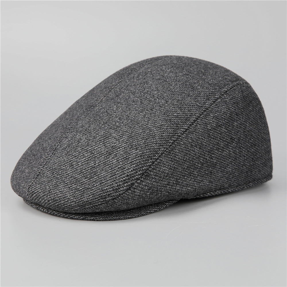 Wool Blend Peaked Hat Winter Thermal Ear Flap Cap For Men Cold Weather Outdoor Sports Hunting Hat 1