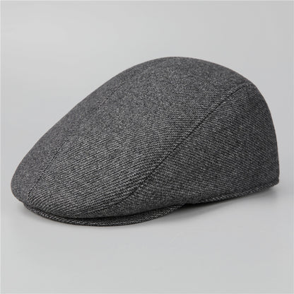 Wool Blend Peaked Hat Winter Thermal Ear Flap Cap For Men Cold Weather Outdoor Sports Hunting Hat 1