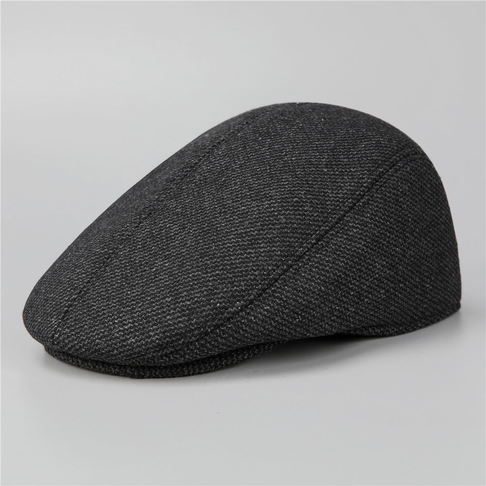Wool Blend Peaked Hat Winter Thermal Ear Flap Cap For Men Cold Weather Outdoor Sports Hunting Hat 2