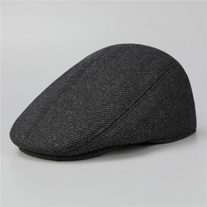 Wool Blend Peaked Hat Winter Thermal Ear Flap Cap For Men Cold Weather Outdoor Sports Hunting Hat 2