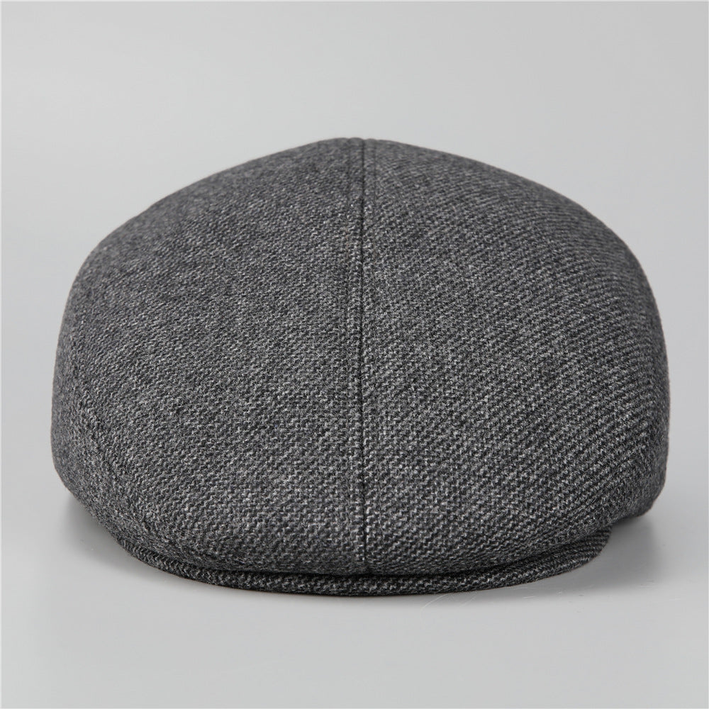 Wool Blend Peaked Hat Winter Thermal Ear Flap Cap For Men Cold Weather Outdoor Sports Hunting Hat 4