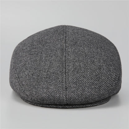 Wool Blend Peaked Hat Winter Thermal Ear Flap Cap For Men Cold Weather Outdoor Sports Hunting Hat 4