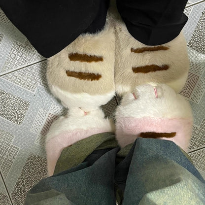 Womens Adorable Kitty Claw Slippers Warm Furry Mules NonSlip Fluffy Slides Cat Outdoor Fashion Home 1