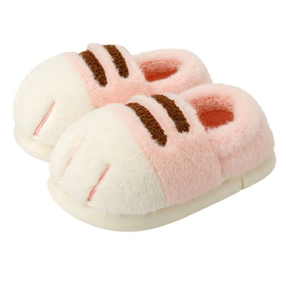 Womens Adorable Kitty Claw Slippers Warm Furry Mules NonSlip Fluffy Slides Cat Outdoor Fashion Home 10