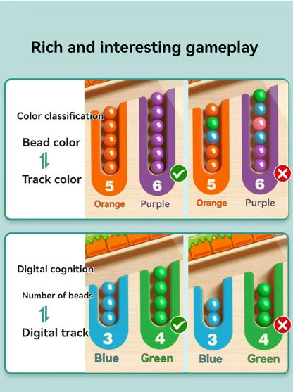 Magnetic Maze Walking Ball, Children's Early Education Puzzle, Baby Concentration and Logic Thinking Training