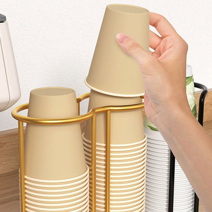 Multifunctional Desktop Cup Storage Rack Household Coffee Cup Holder Disposables Cups Picker For Ki