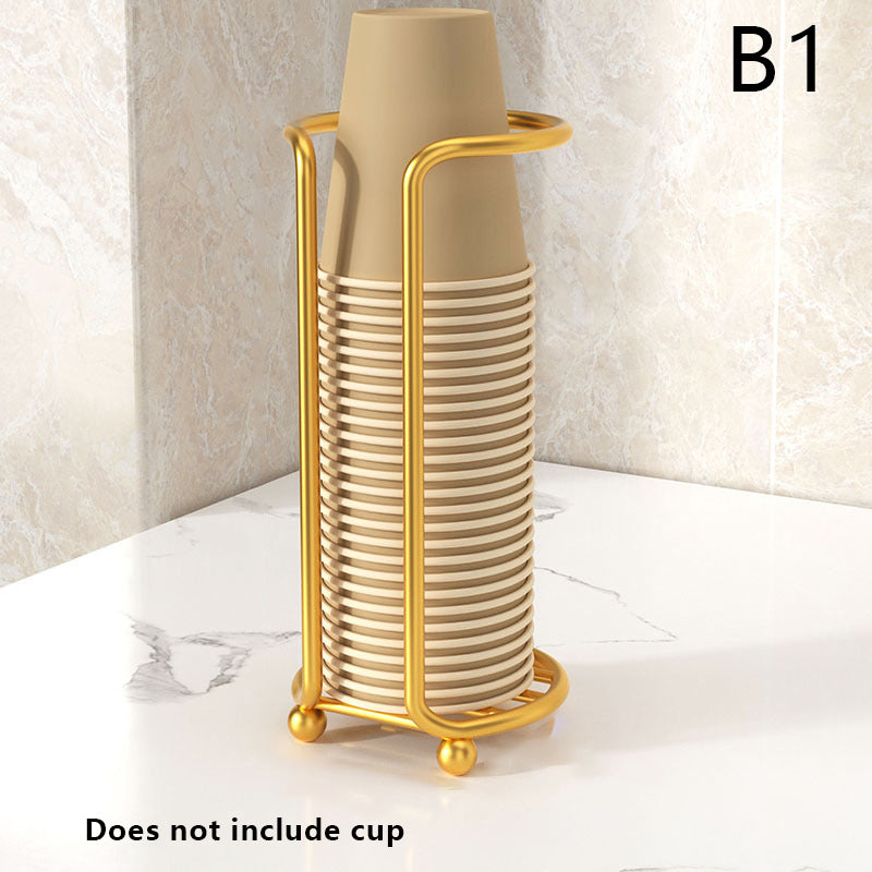 Multifunctional Desktop Cup Storage Rack Household Coffee Cup Holder Disposables Cups Picker For Ki