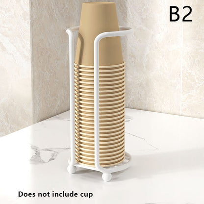Multifunctional Desktop Cup Storage Rack Household Coffee Cup Holder Disposables Cups Picker For Ki