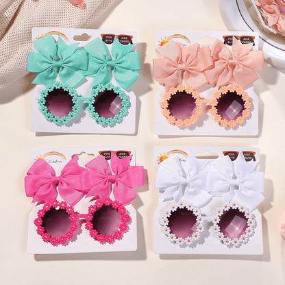 SunBlossom Kids Hair And Sunglasses Set 1