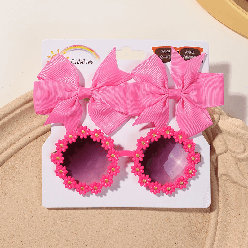 SunBlossom Kids Hair And Sunglasses Set 4