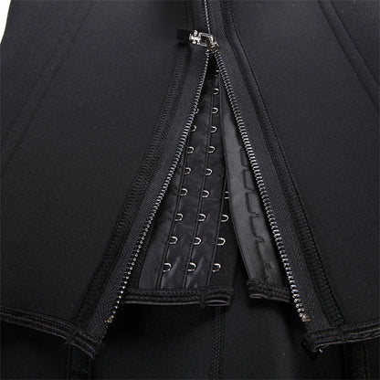 Women Waist Trainer Tank Top Zipper Body Shaper, Tummy Control Sleeveless Activewear, Shaping Underwear for Women