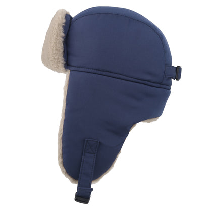 Chunky Warm Trapper Hat, Winter Russian Ushanka for Boys Girls, Waterproof Plush Lined Skiing Cap