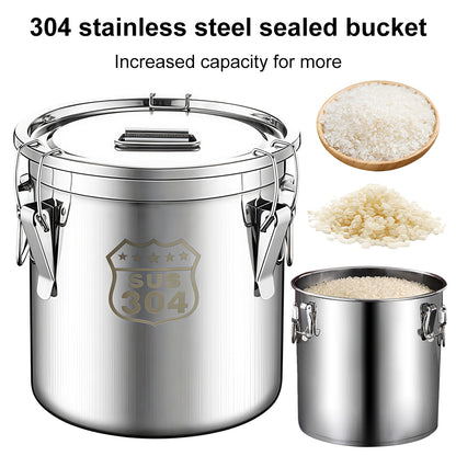 Stainless Steel Kitchen Canister For Food Sugar Oil And Milk Storage 1