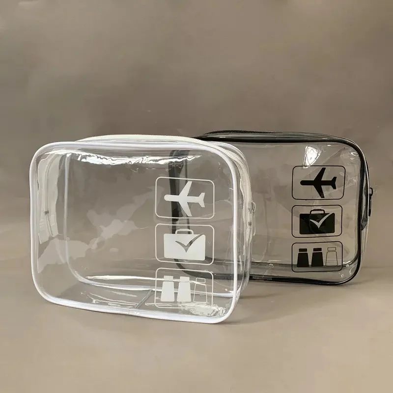 TSA-Approved Clear Travel Toiletry Bag – Leak-Resistant & Durable Quart Pouch