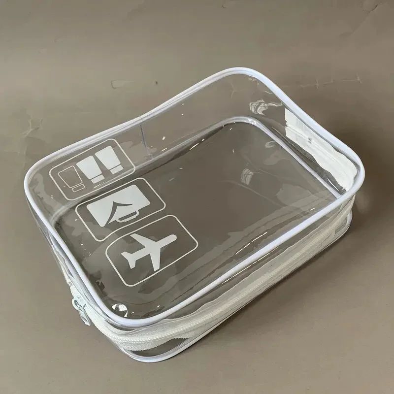 TSAApproved Clear Travel Toiletry Bag  LeakResistant  Durable Quart Pouch 1