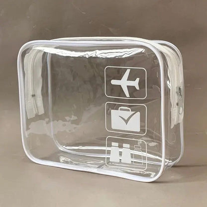 TSAApproved Clear Travel Toiletry Bag  LeakResistant  Durable Quart Pouch 5