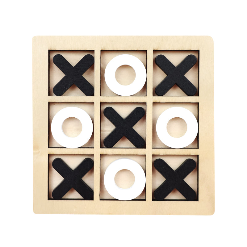 Wooden Montessori Play Game Kids Mini Chess Puzzle Early Educational Toy For Brain Learning 5