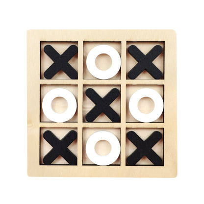Wooden Montessori Play Game Kids Mini Chess Puzzle Early Educational Toy For Brain Learning 5