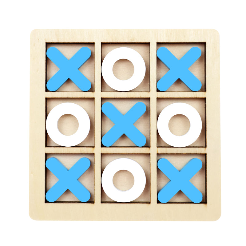 Wooden Montessori Play Game Kids Mini Chess Puzzle Early Educational Toy For Brain Learning 6