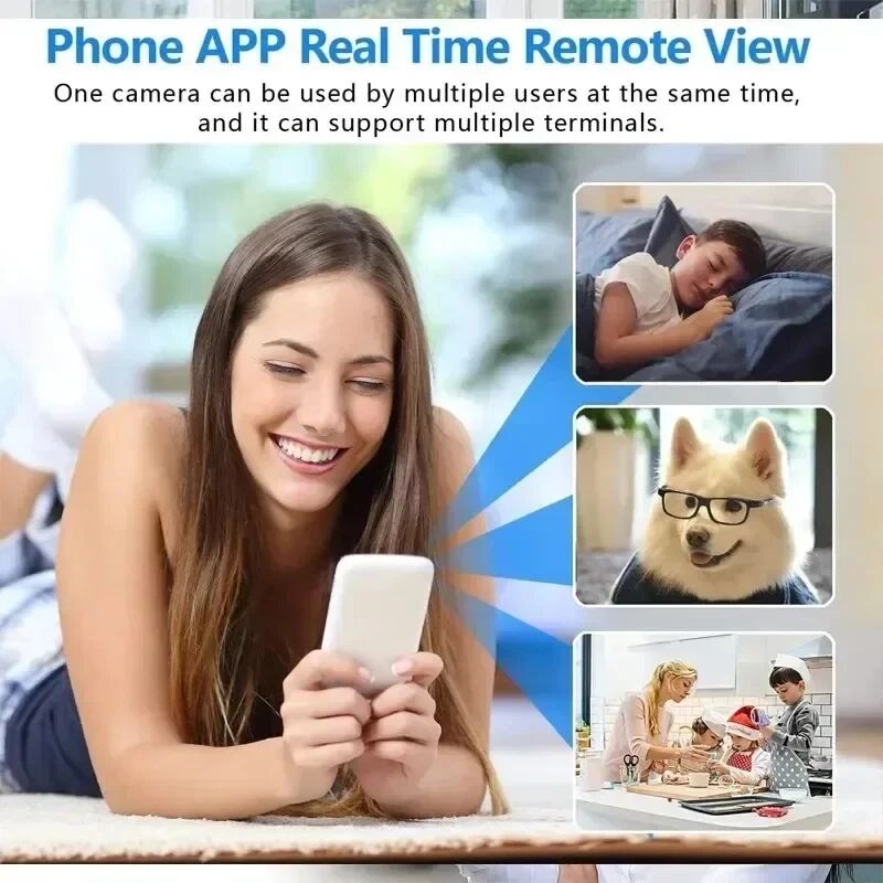 Wireless Surveillance Camera, Portable Motion Detection, Clear Night Vision, Lightweight Premium Quality