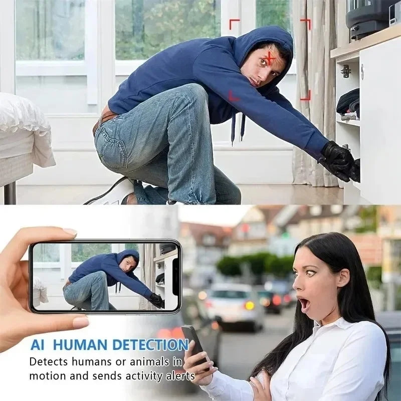 Wireless Surveillance Camera, Portable Motion Detection, Clear Night Vision, Lightweight Premium Quality