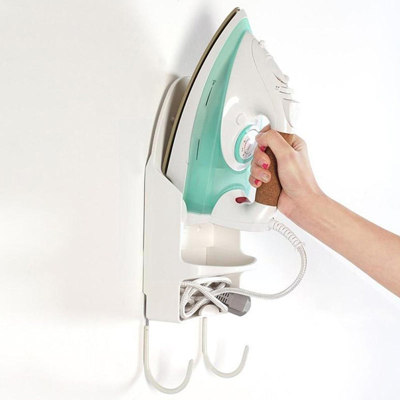 Portable Iron Holder, Wall Mount Iron Storage Rack, Household Ironing Board Hanger