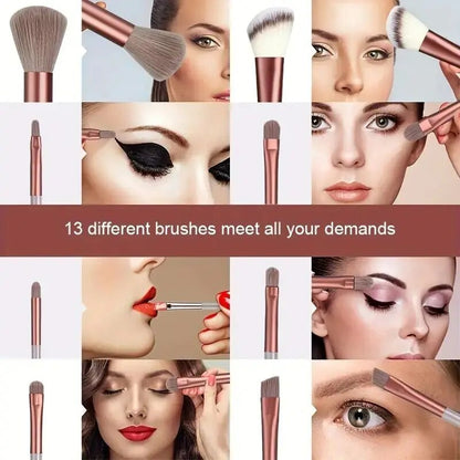 Professional Makeup Brush Set Soft Fluffy Kabuki Blending Foundation Powder Brush Eyeshadow Beauty  2