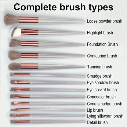 Professional Makeup Brush Set Soft Fluffy Kabuki Blending Foundation Powder Brush Eyeshadow Beauty  5