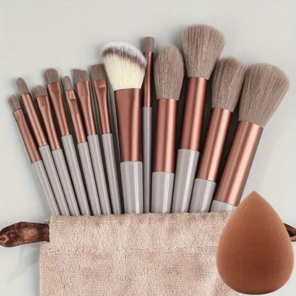 Professional Makeup Brush Set Soft Fluffy Kabuki Blending Foundation Powder Brush Eyeshadow Beauty  7