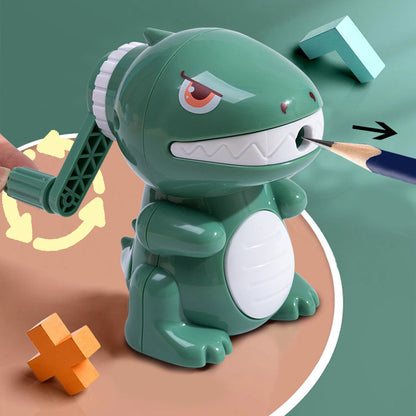 Cartoon Dinosaur Pencil Sharpener Manual Fast Sharpening For Home Office School Use 1