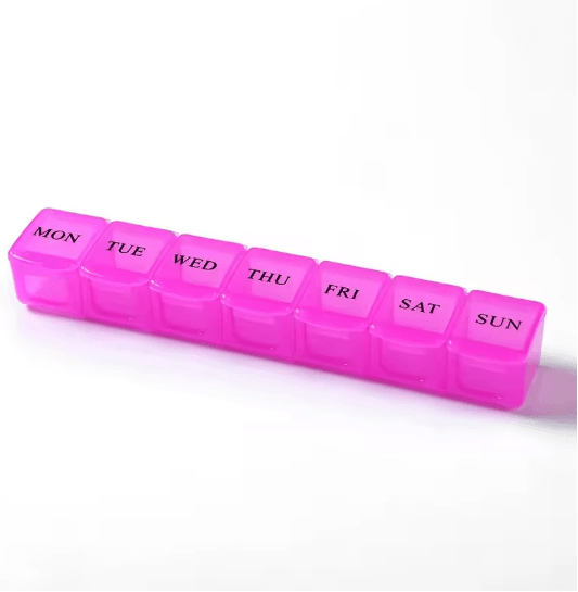 WeekEase 7 Day Pill Organizer Box 5