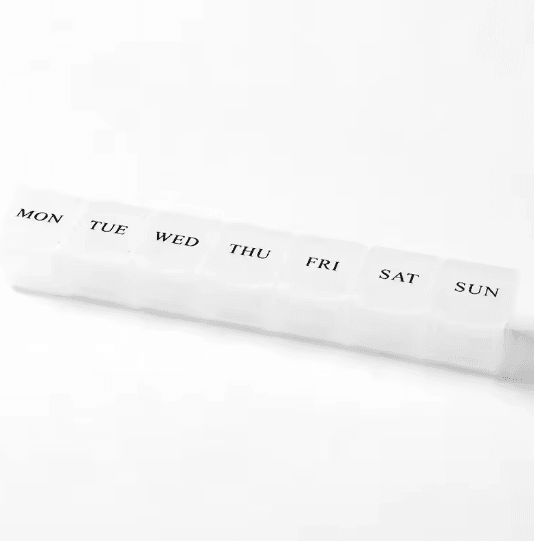 WeekEase 7 Day Pill Organizer Box 6