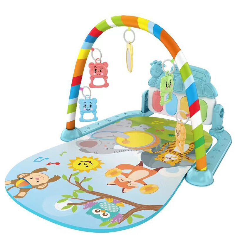Newborn Baby Fitness Stand Toy Pedal Piano Music Crawling Mat Baby Toy For Growth 6