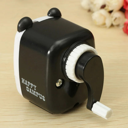HandCranked Cartoon Panda Tiger Pencil Sharpener Cute Animal Stationery For School And Office Porta 3