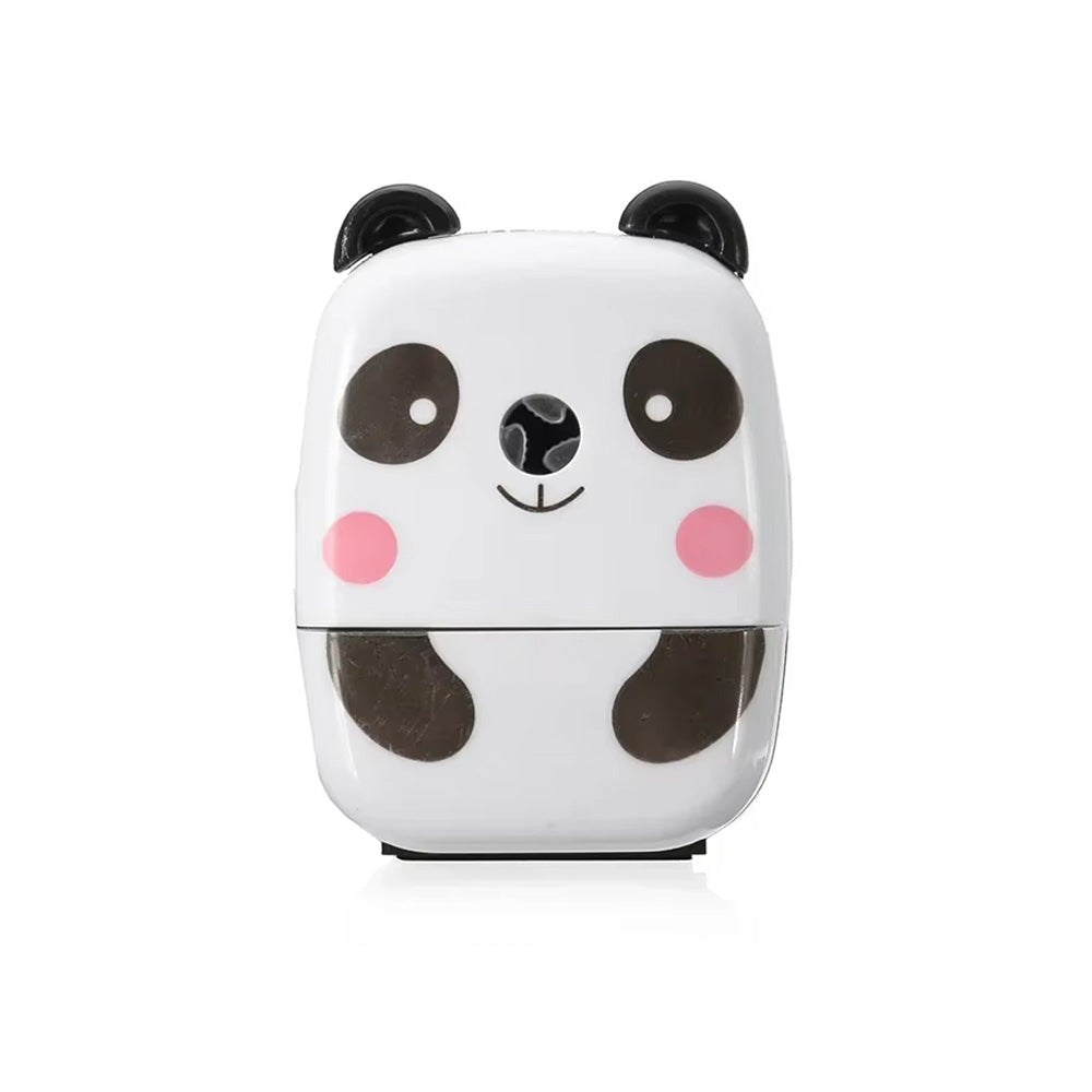 HandCranked Cartoon Panda Tiger Pencil Sharpener Cute Animal Stationery For School And Office Porta 4